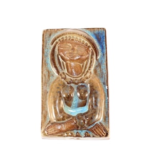 Marianne Starck  - Beautiful iconic wall hanging  - Produced by Michael Andersen and Son ceramic - Made in Denmark 1960.