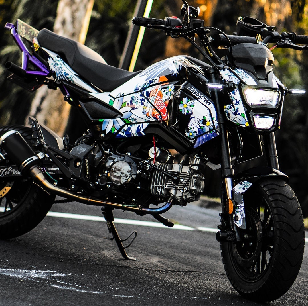 Honda Grom Cover Carbon Fiber Gas Tank Decal For Honda Grom (2017