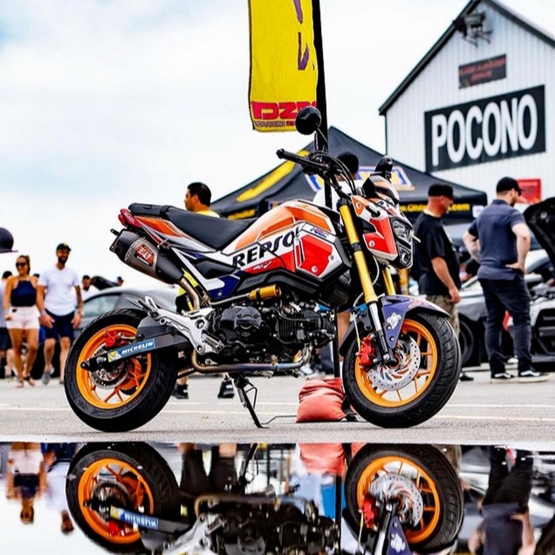CMYK Savage Graphic Sticker Kit Fits Honda Grom 2017 2018 2019 2020