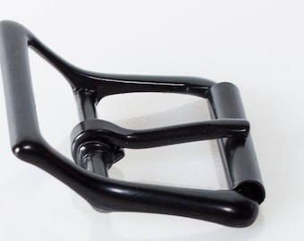 Black Buckles, center bar style with real rollers, Single Piece