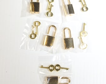 Small 15mm 'Gold' Lock, 5x-pack