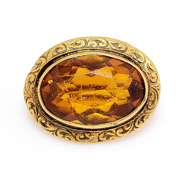 Small Brooch Pin Gold Etsy