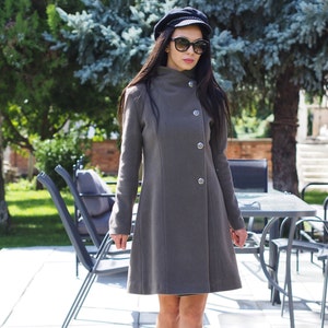Women cashmere coat,Long Wool coat women,,women wool coat,black wool coat,black cashmere coat,oversize wool coat,maxi coat,winter coat