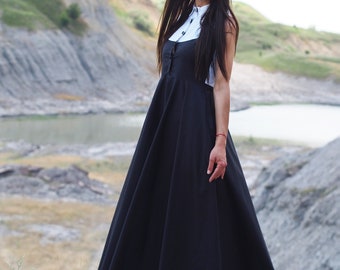 how to take in a lined dress A-Line Satin Black & White Floor Length Mother Dresses Shirt Collar Mum Outfit COCOMELODY CM0347, M-Hot Pink main image 1