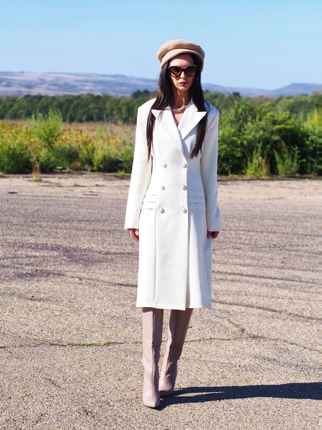 ジャケット・アウター OUNCE cashmere low single handmade coat OUNCE cashmere low single handmade coat