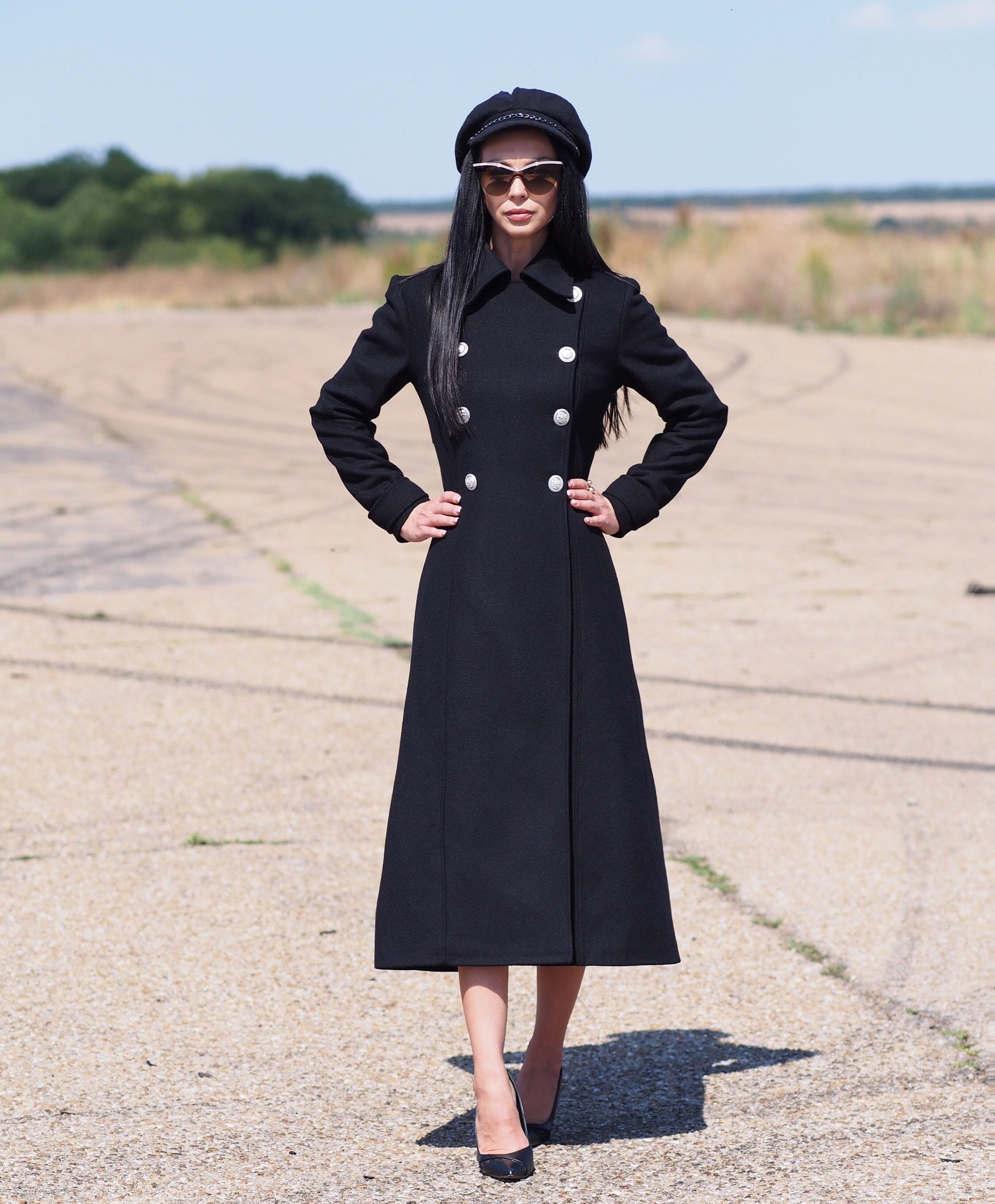 Extravagant Long Wool Coat for Women,stylish and Elegant Wool