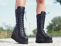 Women's Genuine Leather Boots up to the knee,Black Leather boots for women,Women leather boots,Leather Boots Women,Winter boots product logo