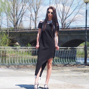 Women Casual dress,summer dress,Extravagant women jumpsuit dress,Black summer dress for women