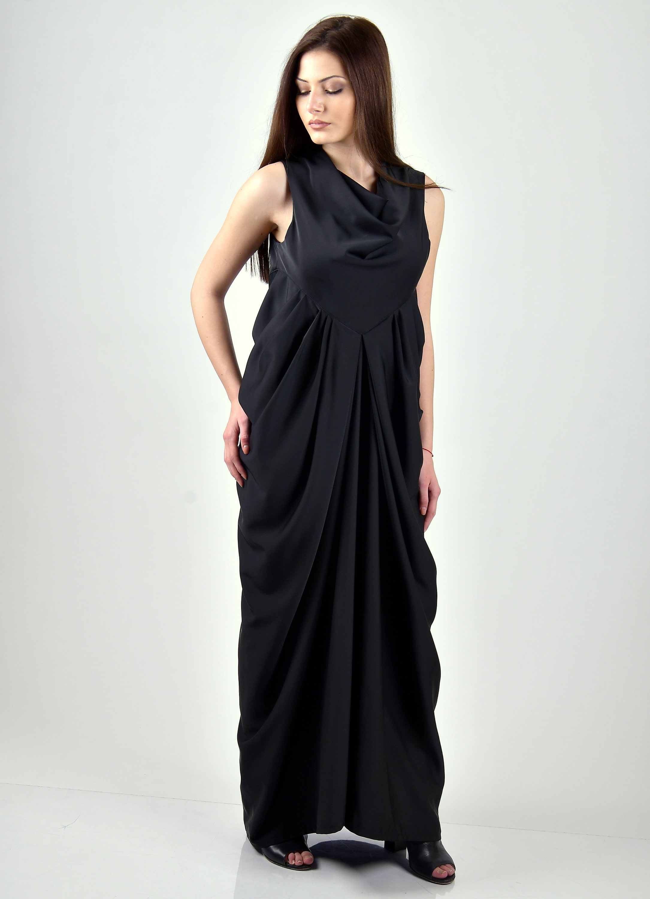 Black Maxi Dress/black Kaftan Dress/women Maxi Dress/women - Etsy