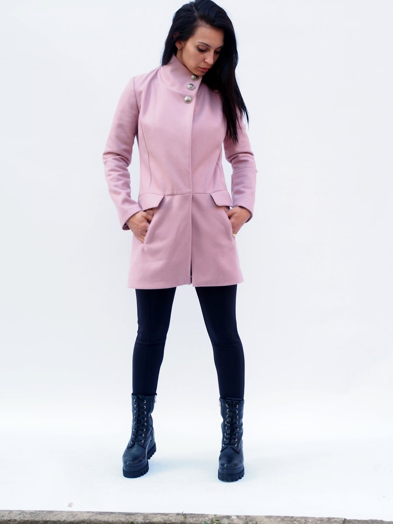 Wool coat womenLong wool coat,black wool coat,maxi coat,long winter coat,plus size coat,black long jacket,long cashmere coat