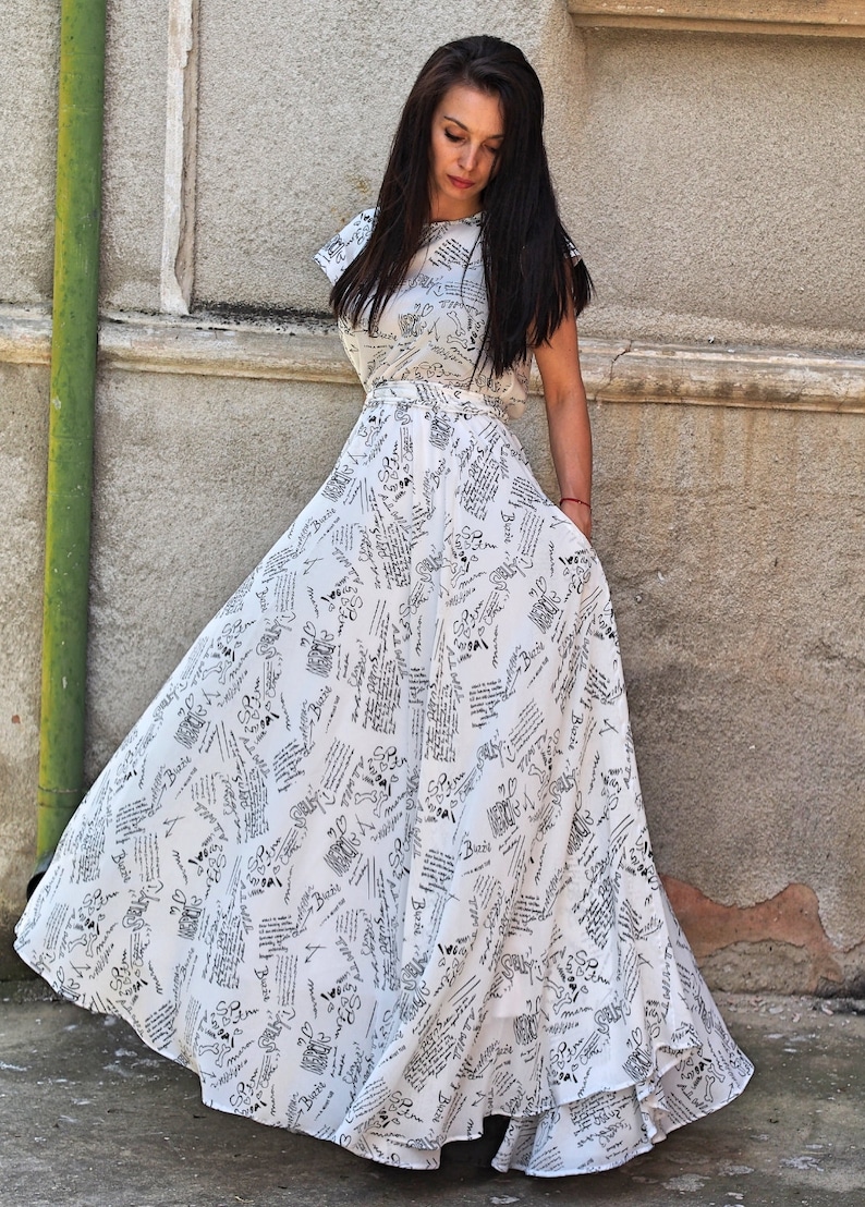 Summer maxi dress/long summer dress/women maxi summer dress/maxi dresses women image 2
