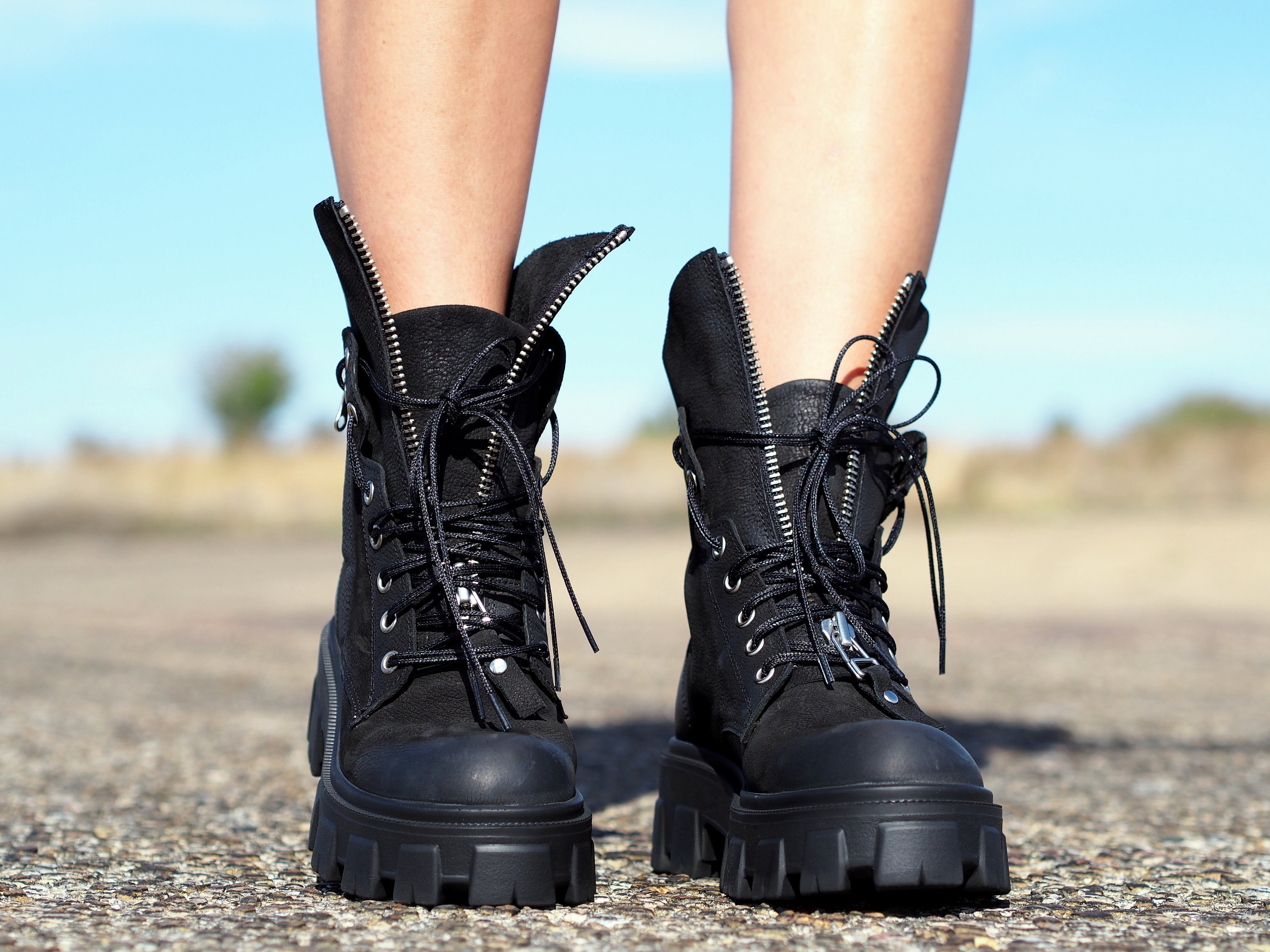Designer Women's Genuine Leather Bootsblack Leather Boots - Etsy