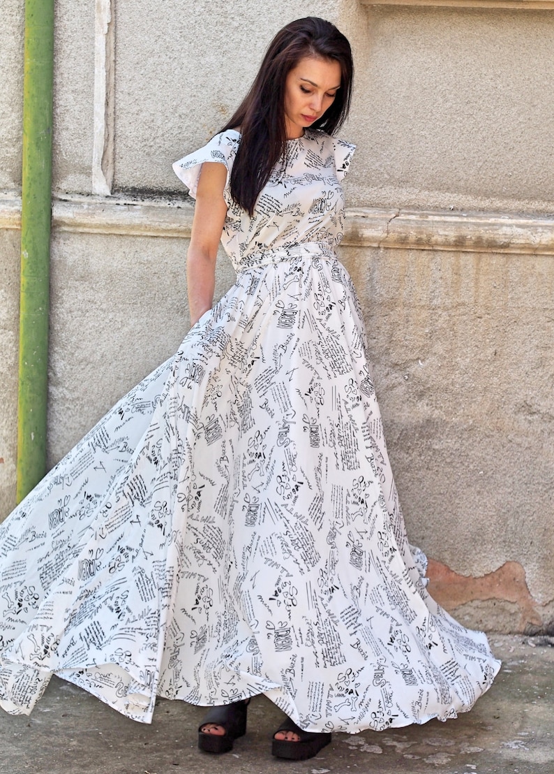 Summer maxi dress/long summer dress/women maxi summer dress/maxi dresses women image 4