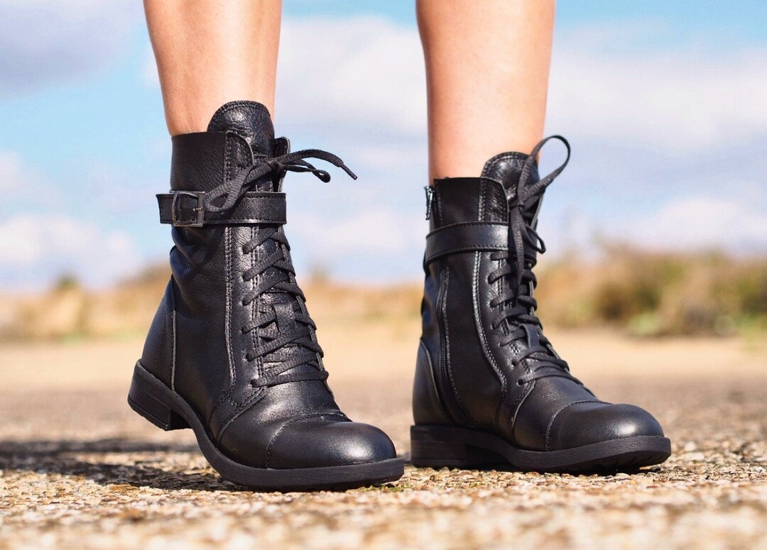 genuine leather riding boots womens