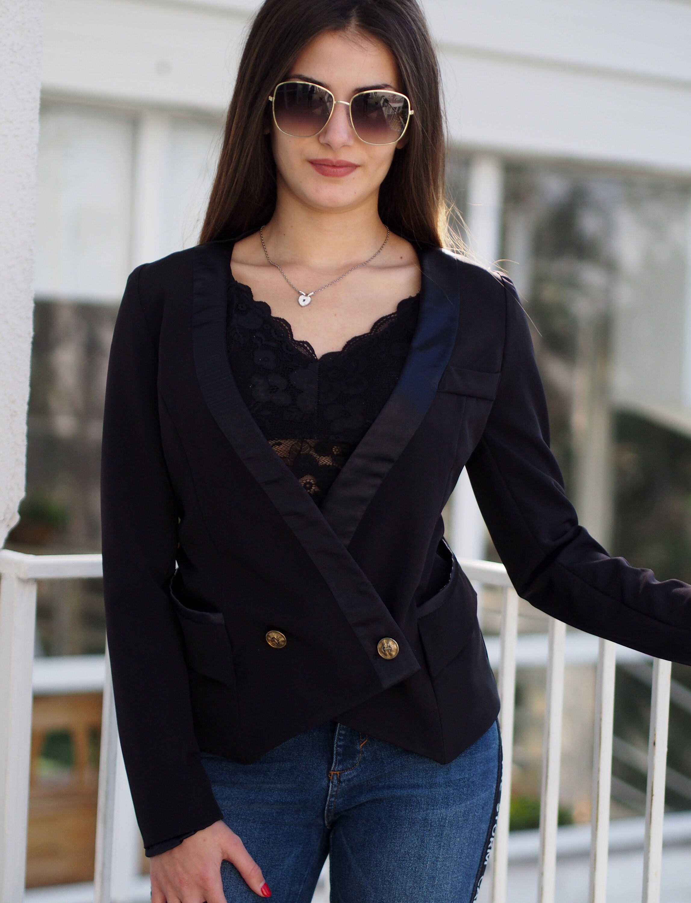 Extravagant woman blazer/black woman blazer /woman sexy | Etsy