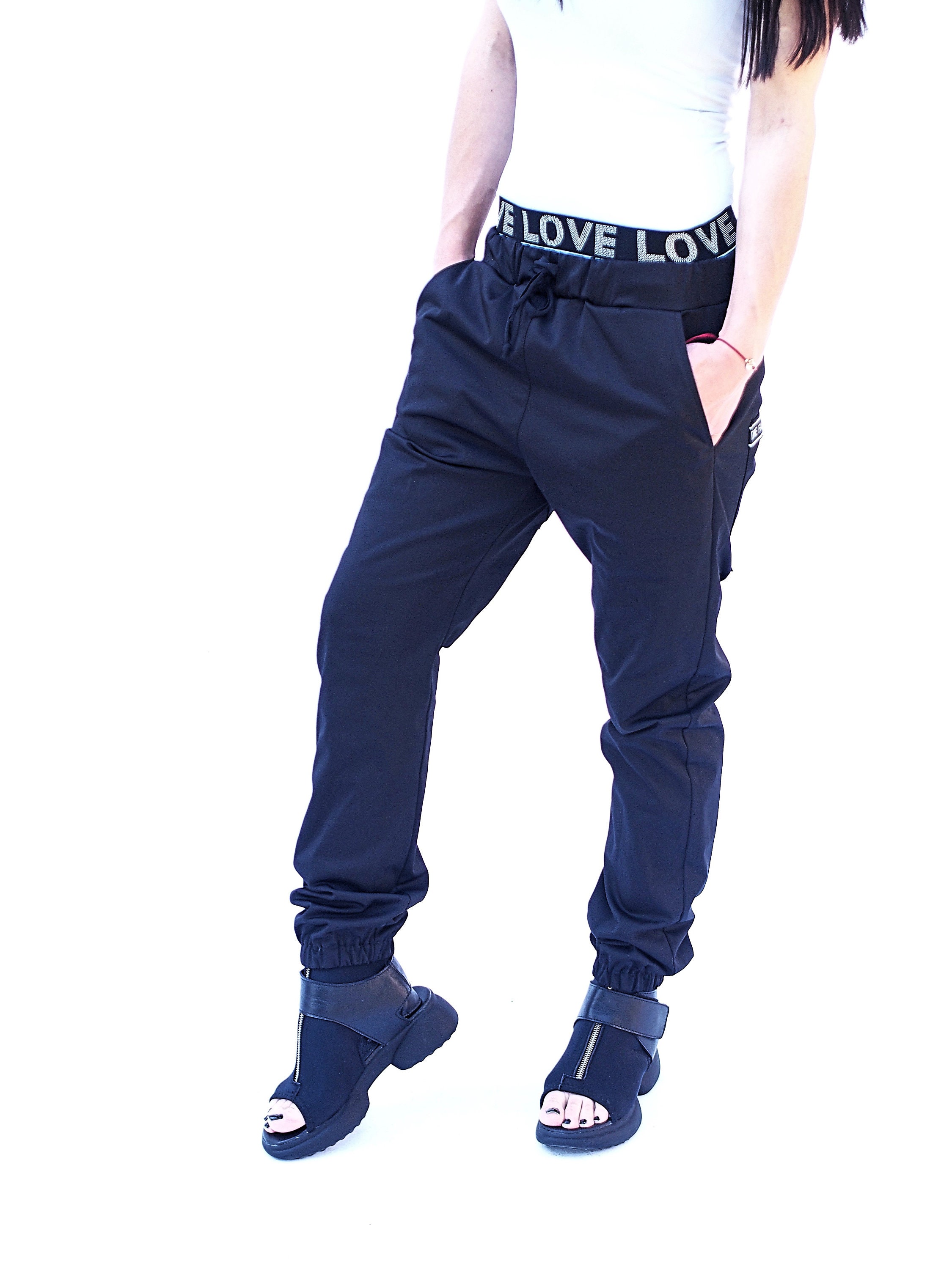 low drop crotch pants main image 1