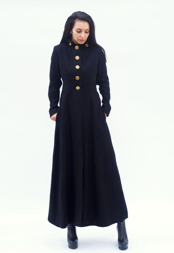 Femmes longues de manteau de laine manteau long de cachemire manteau de laine de femmes manteau
