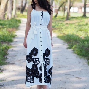 Women Maxi Linen dress/Long Linen dress for women/women summer linen dress/White long linen dress/linen summer dress/women linen clothing