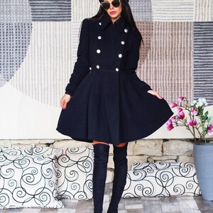 Princess Wool coat for women,Women cashmere coat,women wool coat,black wool coat,black cashmere coat,elegant cashmeerecoat,winter coat