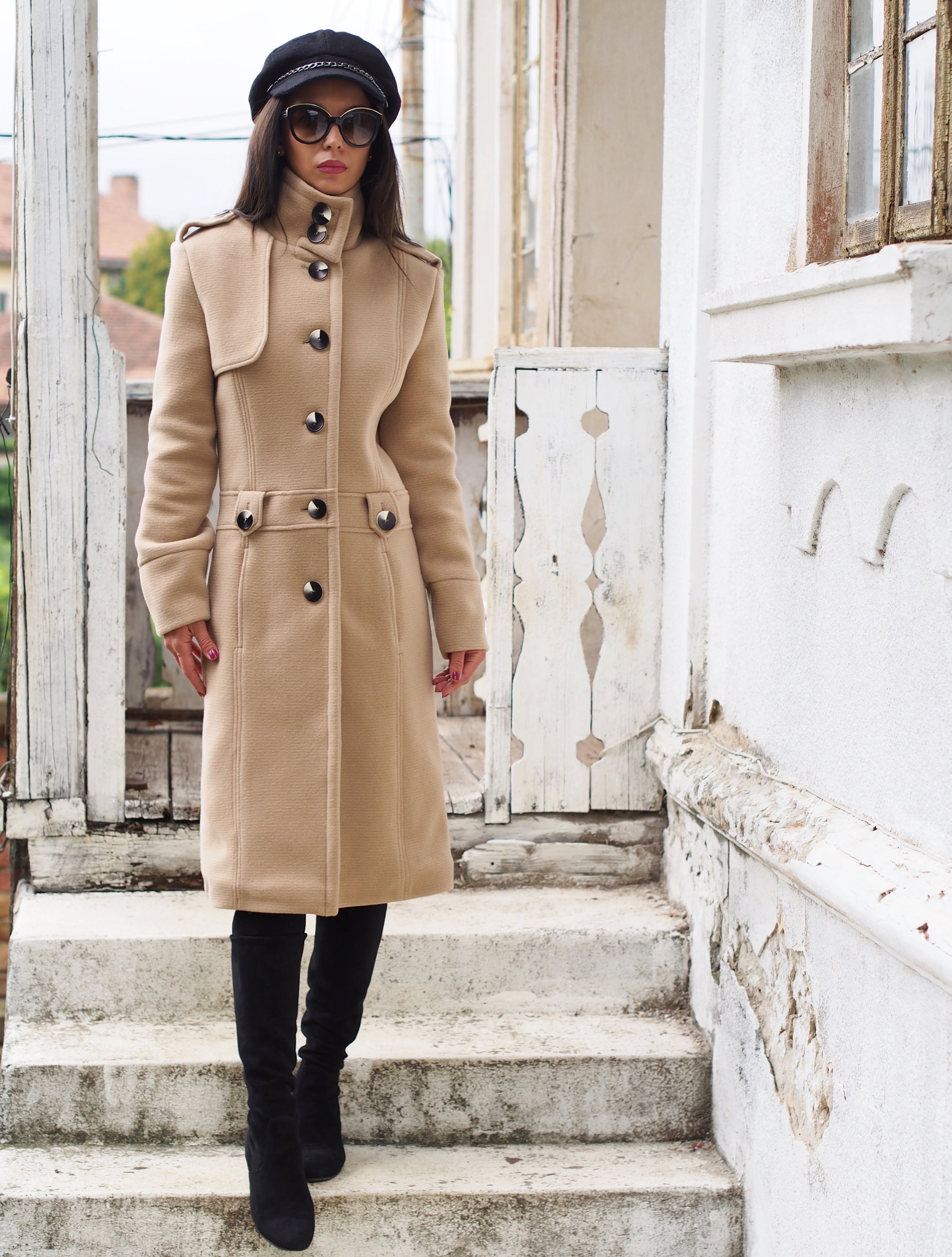 l'or Geelong Wool Long Coat Beige ベージュ Beige Long Wool Coatfor Women ,women Winter Coat,wool Coat Women