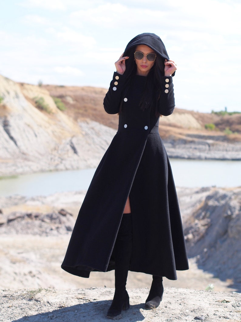 wool cashmere coat womens