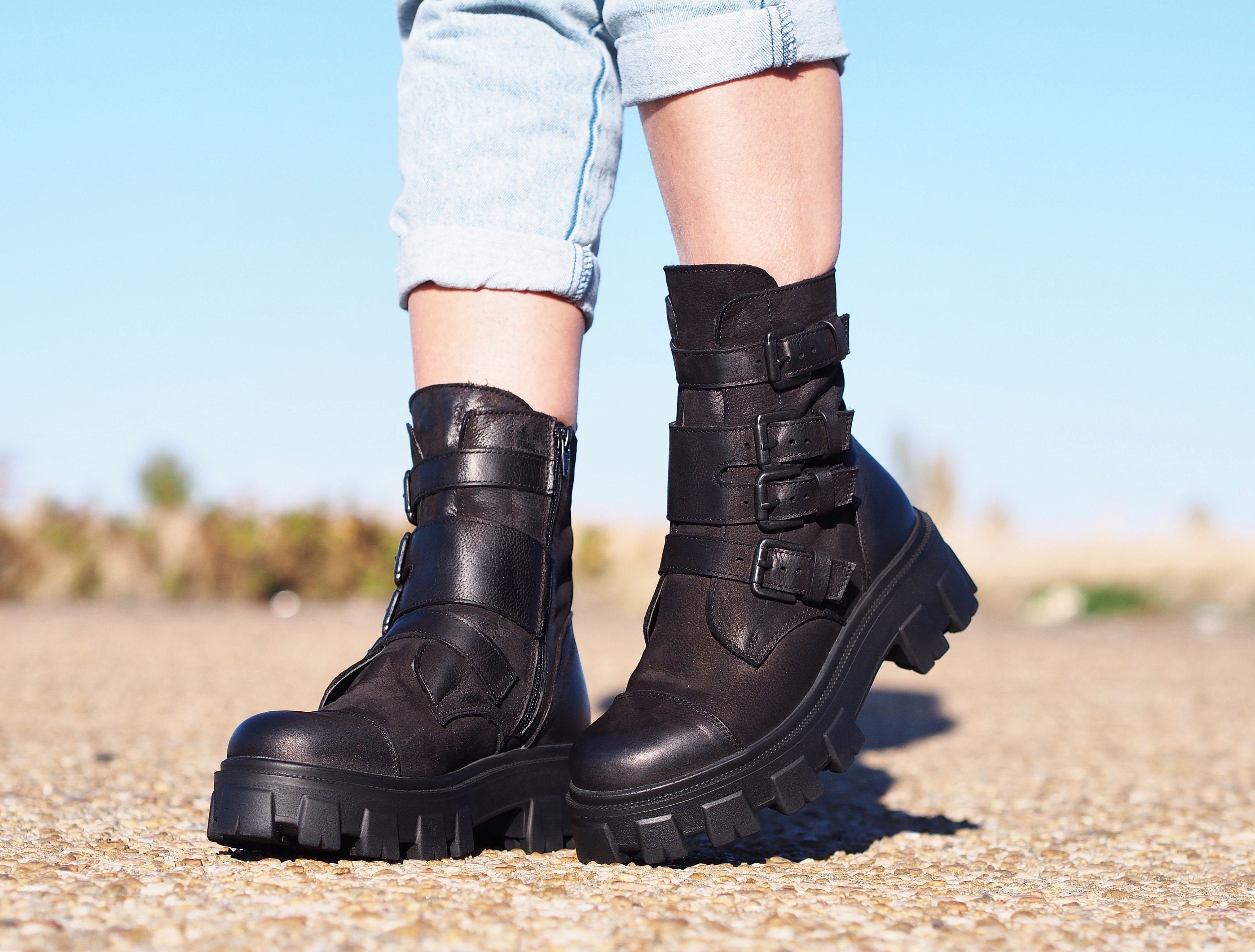Womens Boots Etsy