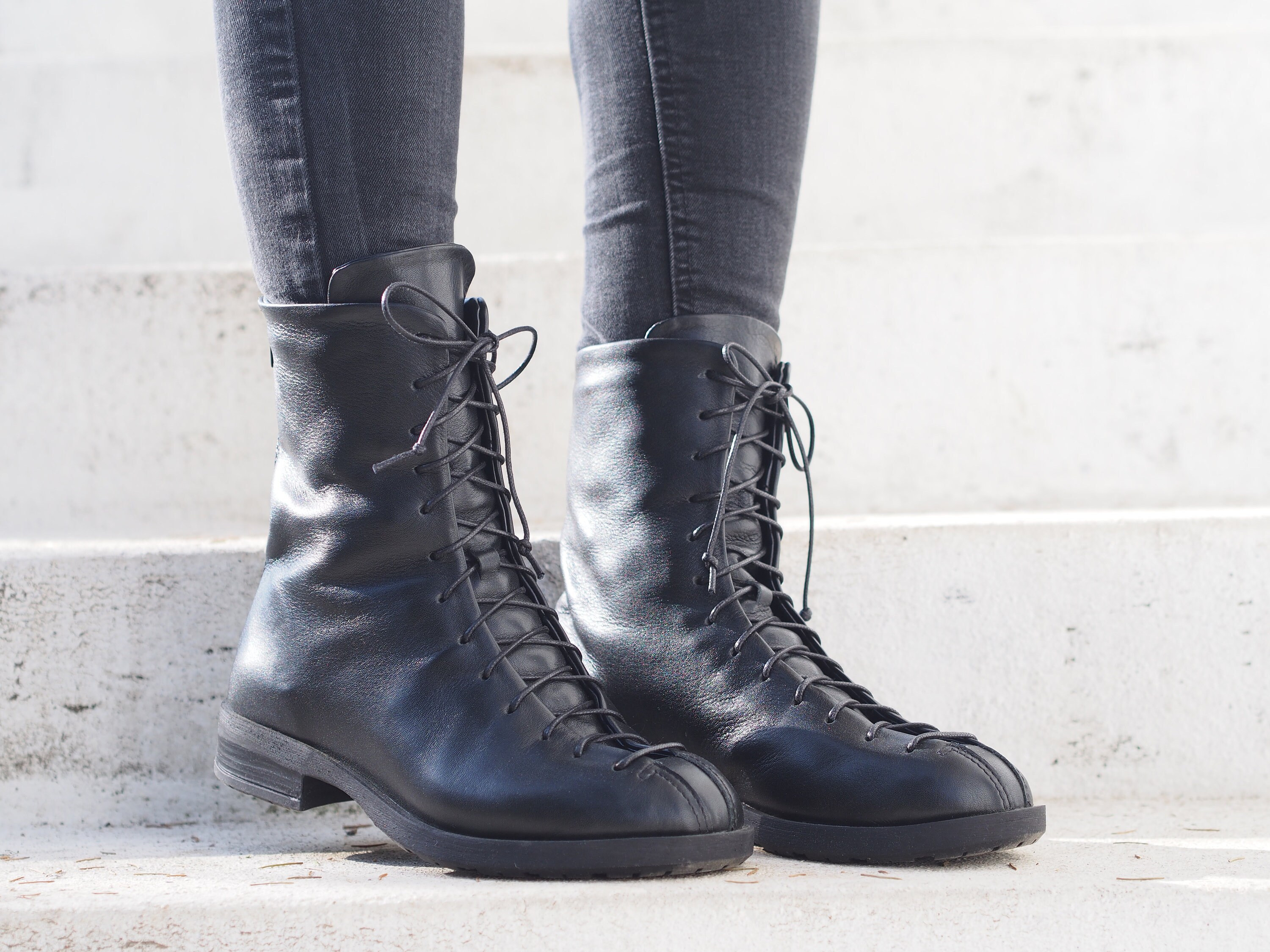 genuine leather boots for ladies