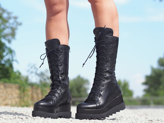 Womens winter 2024 leather boots