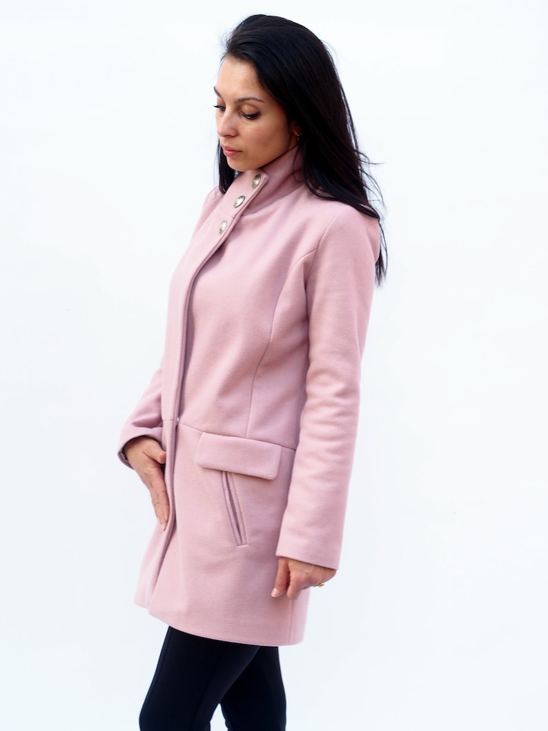 Wool coat womenLong wool coat,black wool coat,maxi coat,long winter coat,plus size coat,black long jacket,long cashmere coat