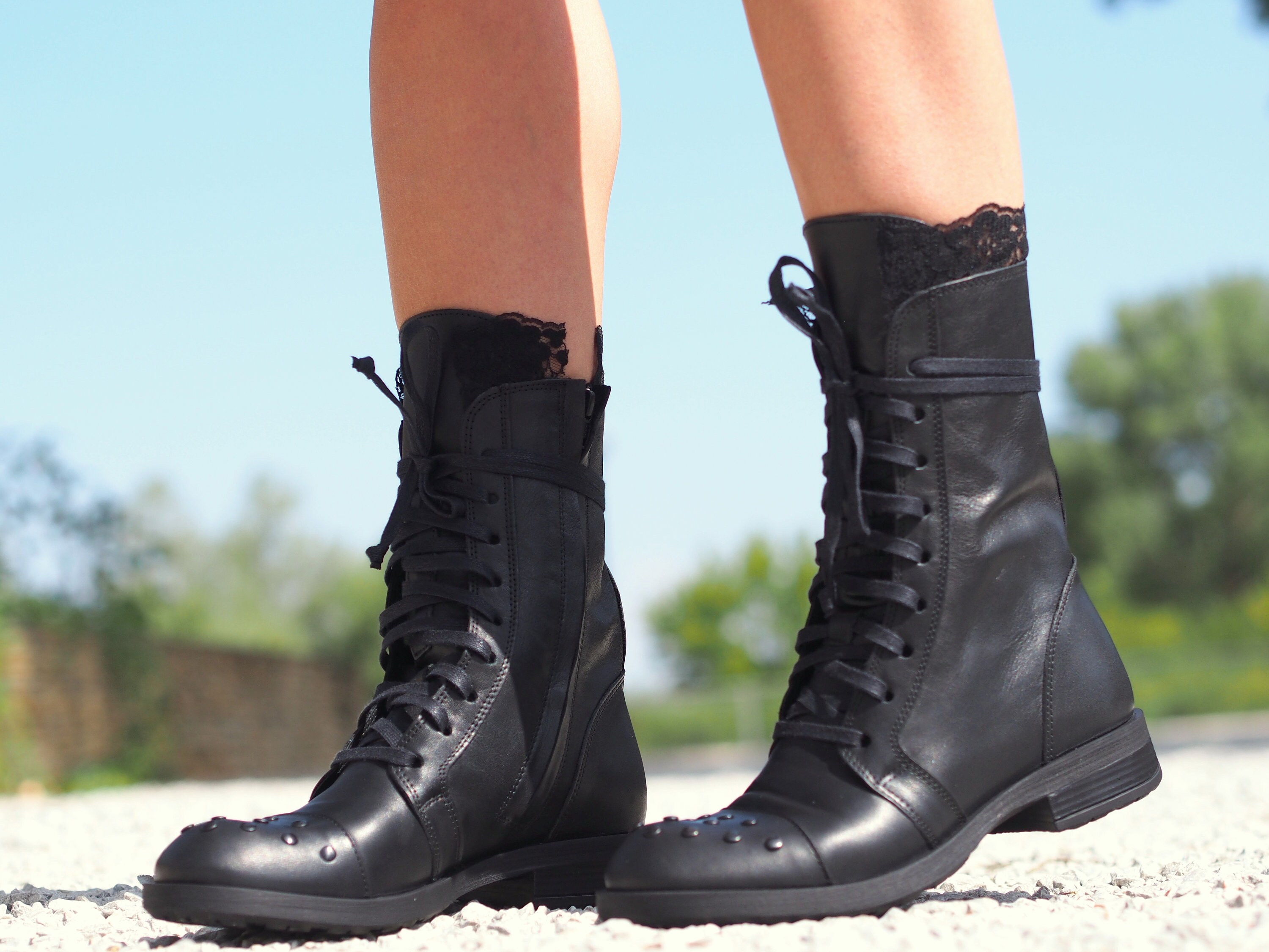 Women Genuine Leather Boots black Leather Boots for Women women s