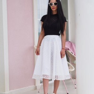White Tulle Skirt,Women Tulle Skirt,Wedding Skirt,Long Wedding Skirt,Extravagant White Tulle Skirt,White Summer Skirt,women bridal skirt