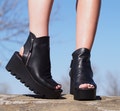 Women Genuine Leather summer boots,Leather platform sandals,Women leather wedges Sandals,Platform summer boots,Women leather summer booties product logo