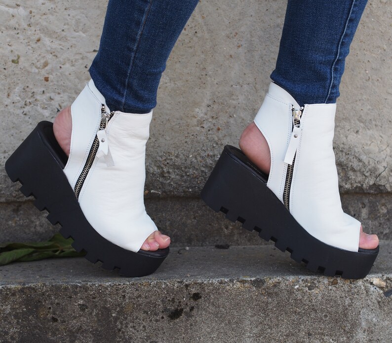 white boots in summer