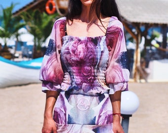 Women asymmetric top,women asymmetric shirt,Extravagant women top,women party top,women sleeve top,Women blouse,Extravagant women blouse