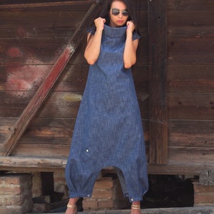 Frauen Maxi Sommerkleid, langes Sommer-Denim Kleid,Denim Maxi Kleid, Plus Größe Kleid, extravagantes langes Maxi Kleid, Maxi langes Sommerkleid Frauen