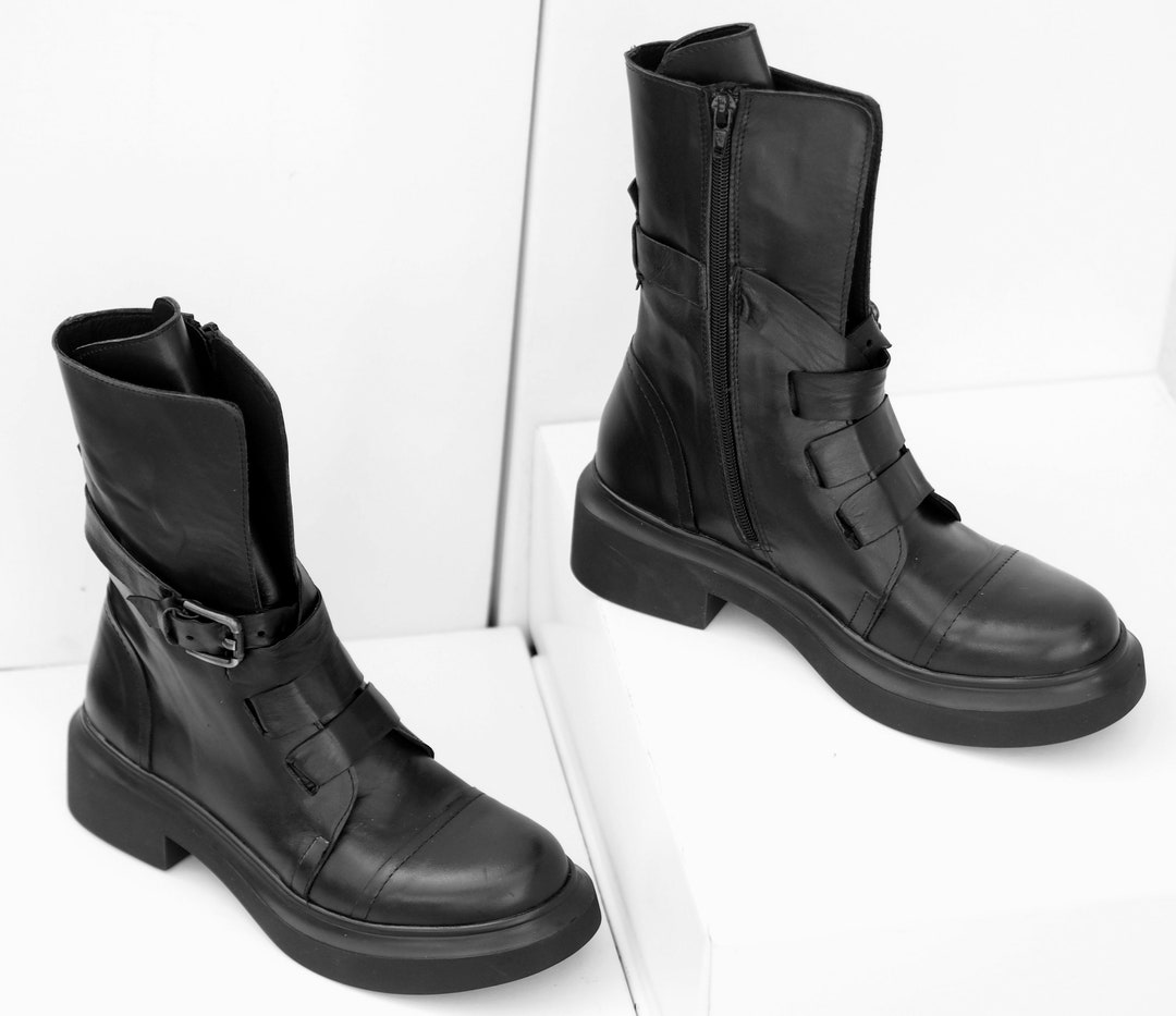 Genuine Leather Woman Boots/extravagant Genuine Leather Boots/woman