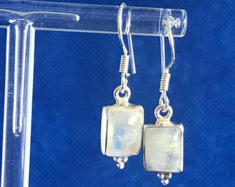 Moonstone sterling silver earrings