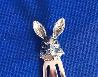 Hare sterling silver Bookmark  page mark