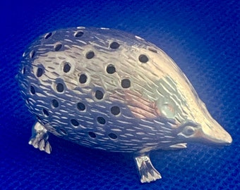 Hedgehog pin cushion Sterling silver Victorian in style beautiful enduring gift