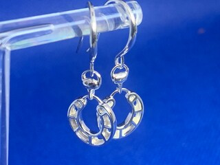 Katy Craig Orecchini A Perno In Argento Sterling 925 – Forma Ferro Di Cavallo E Testa Di Cavallo, 8x8 Mm, Ipoallergenici