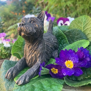 Westie Dog figurine Cold Cast Bronzefine quality made in the U.K.