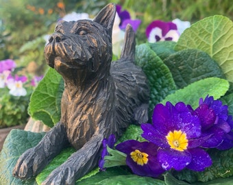 Westie Dog figurine Cold Cast Bronzefine quality made in the U.K.
