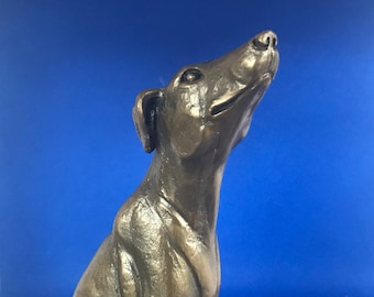 Greyhound Cold Cast Bronze Art Deco in Style. fine quality made in the U.K.