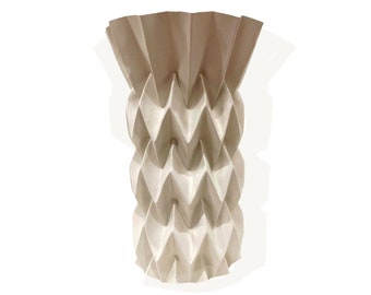 Origami flowerpot - white