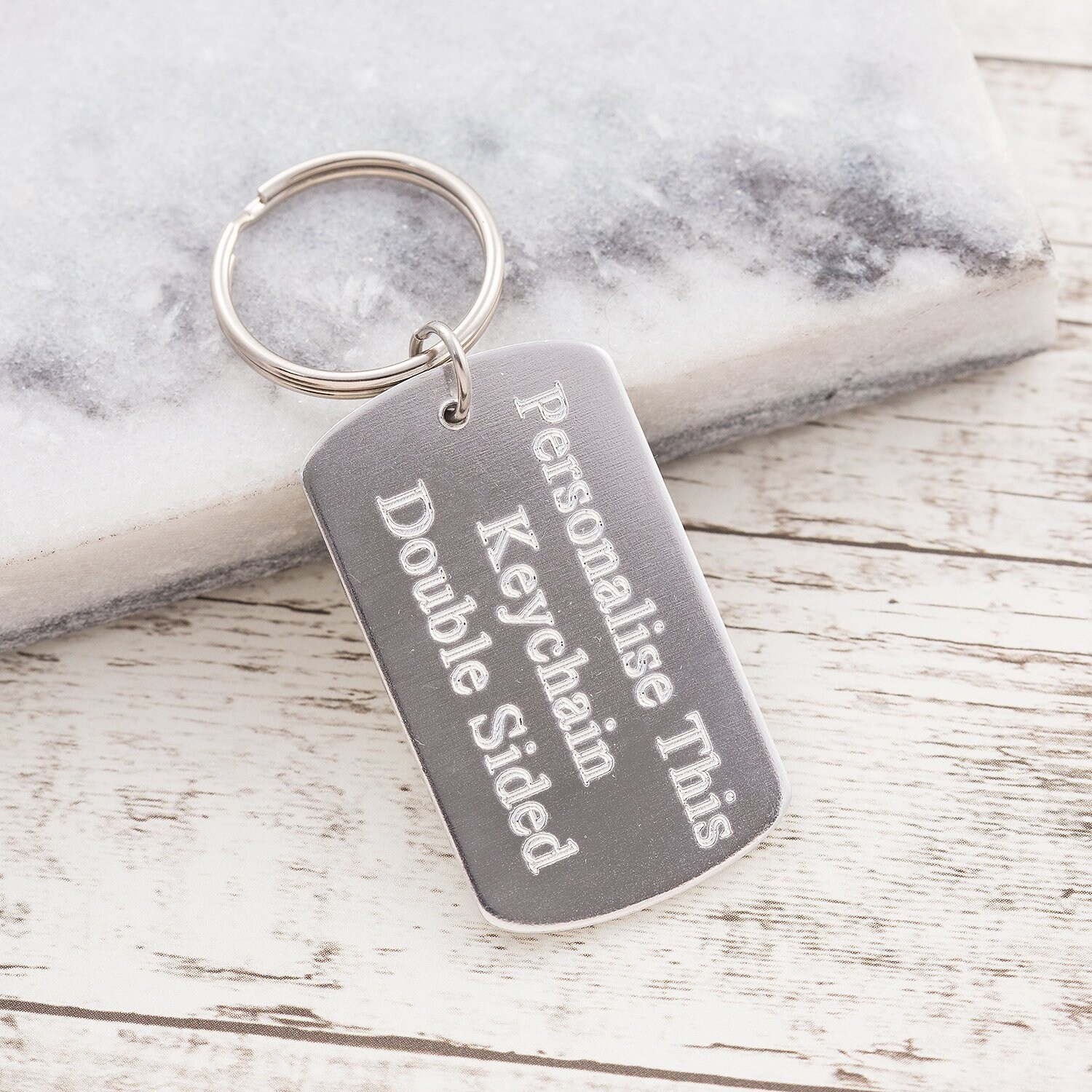 Personalized dog tag keychain dog tag keyring military gift Etsy