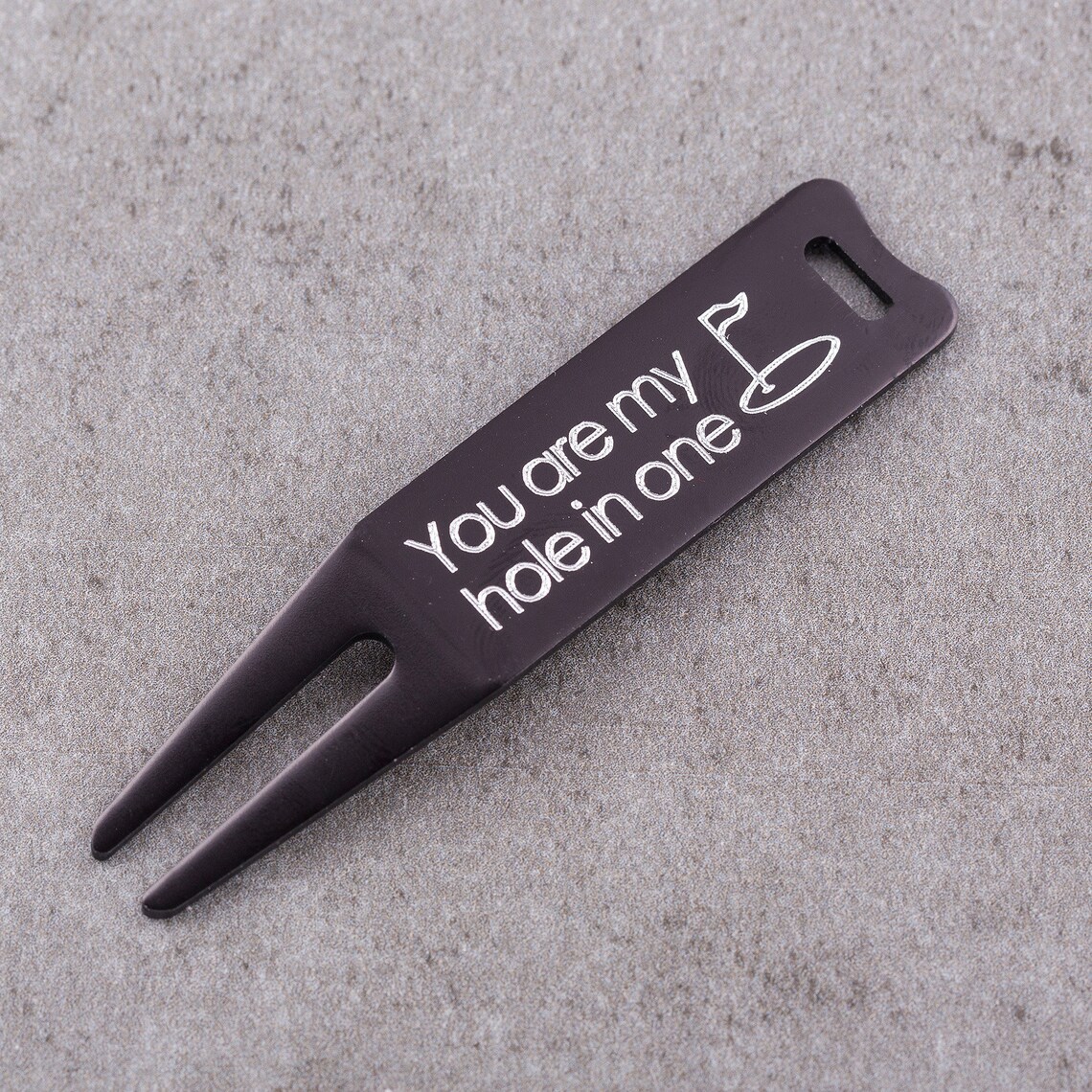 Personalized Golf Pitch Mark Repair Tool Black Aluminium Etsy