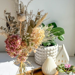 A Bunch Dried Statices Flowers with Limoniums, Dried Flowers, Floral –  Paintingforhome