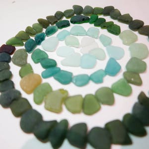 Medium Sea glass bulk, mixed color 80 pcs, sea glass crafting, tumbled sea glass, bulk sea glass, sea glass for jewelry,  frosted glass