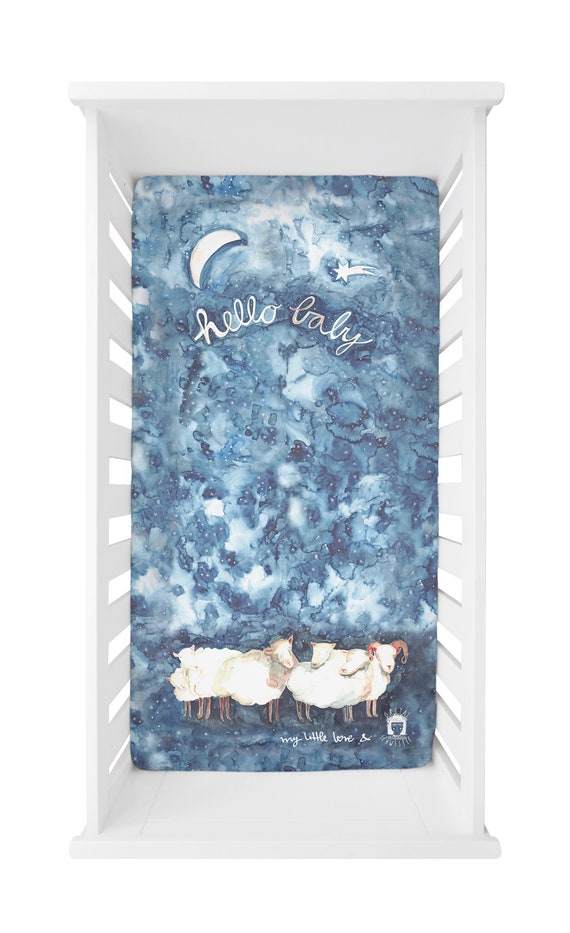love you to the moon and back crib bedding