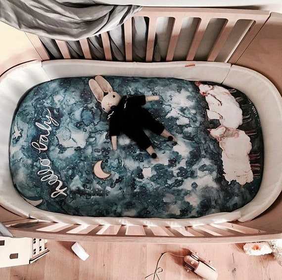 love you to the moon and back baby bedding